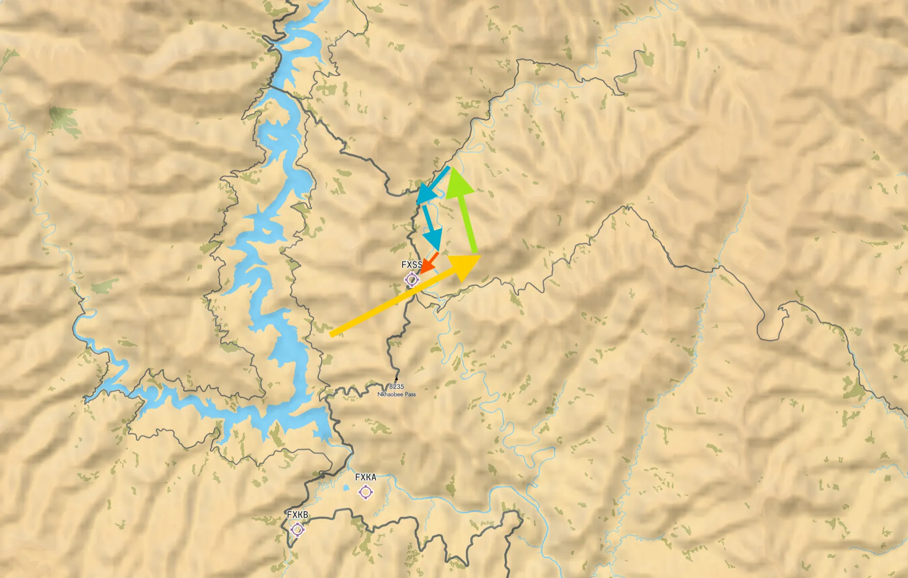 FXSS 目视进近参考线路