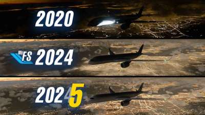 代差!微软模拟飞行 2024 全新夜景对比实测(周年更新 SU04)