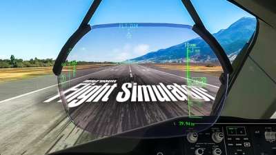 为什么微软模拟飞行的 HUD 看不全？