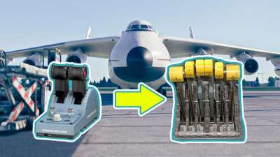 AN-225  模拟入门: 苏联涂装 & 油门设置 &  GPS  & ...