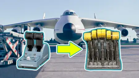AN-225 模拟入门: 苏联涂装 & 油门设置 & GPS & ...