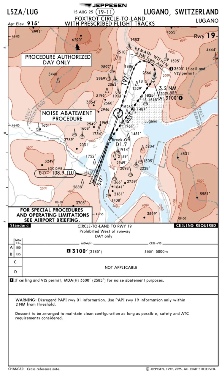 LSZA CIRCLE-TO-LAND 19 FOXTROT