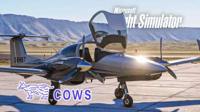 重返航校？超“牛”双发小型机  COWS   DA42  上手体验 | 钻石双子星